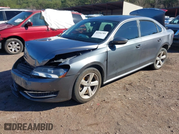 2012 Volkswagen Passat SE with VIN 1VWBH7A36CC027321, listed as a IAAI auction lot 41596709 with 173,357 mi miles and . Bid and sale history available at DreamBid. Image 2.