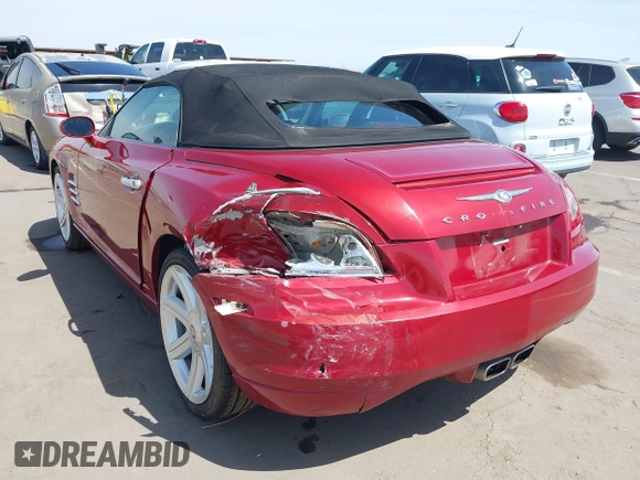 2005 Chrysler Crossfire Limited z VIN 1C3AN65L65X057205, wystawiony jako IAAI lot #41878855 z przebiegiem 209 199 mil mil oraz . Historia ofert i sprzedaży dostępna na DreamBid. Obrazek 6.