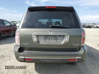 2008 Honda Pilot EX-L with VIN 5FNYF18528B004331, listed as a Copart auction lot 53324835 with 201,040 mi miles and Salvage Title. Bid and sale history available at carsss.com. Image 6.