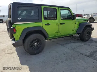 2018 Jeep Wrangler Unlimited Sport S with VIN 1C4HJXDG8JW272536, listed as a Copart auction lot 48490415 with 95,803 mi miles and Salvage Title. Bid and sale history available at carsss.com. Image 3.