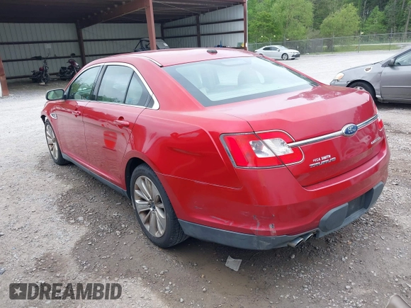 2010 Ford Taurus Limited with VIN 1FAHP2FW7AG104957, listed as a IAAI auction lot 41953815 with 189,562 mi miles. Bid and sale history available at carsss.com. Image 3.