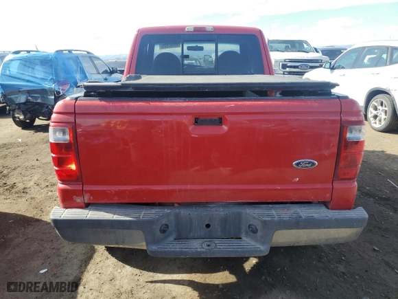 2001 Ford Ranger XL Fleet with VIN 1FTZR15U61PA49338, listed as a Copart auction lot 46680805 with 166,175 mi miles and Salvage Title. Bid and sale history available at carsss.com. Image 6.