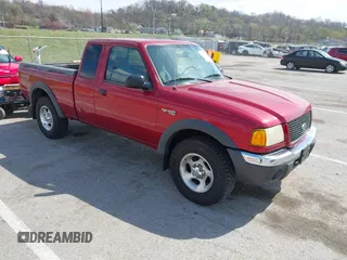 2001 Ford Ranger XL Fleet with VIN 1FTZR15E21PA71426, listed as a IAAI auction lot 41872597 with 197,157 mi miles. Bid and sale history available at carsss.com. Image 1.