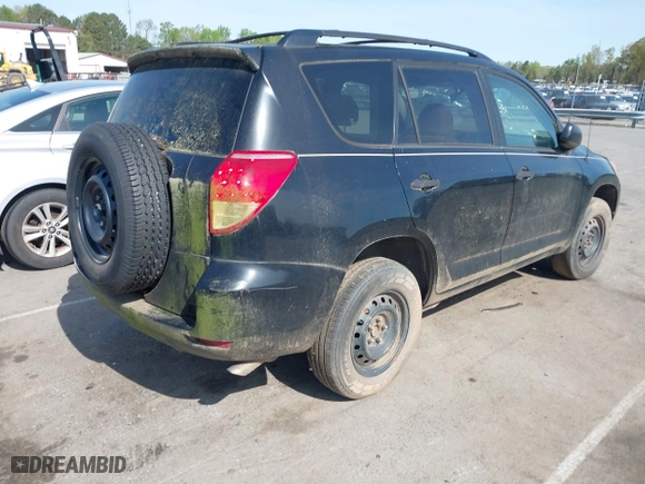 2007 Toyota RAV4 with VIN JTMZD33V076033639, listed as a IAAI auction lot 41941119 with 269,204 mi miles. Bid and sale history available at carsss.com. Image 4.