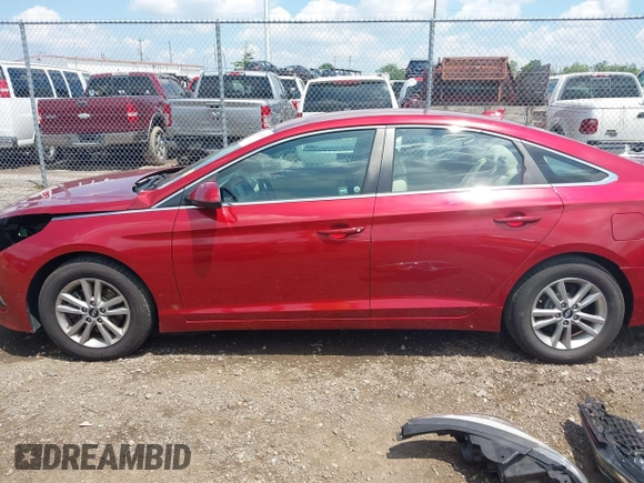 2016 Hyundai Sonata SE with VIN 5NPE24AF7GH318608, listed as a IAAI auction lot 42665235 with 64,980 mi miles and . Bid and sale history available at DreamBid. Image 15.