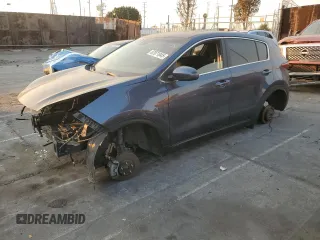 2019 Kia Sportage LX with VIN KNDPM3AC7K7595663, listed as a Copart auction lot 87971845 with Not Provided miles and Salvage Title. Bid and sale history available at carsss.com. Image 1.