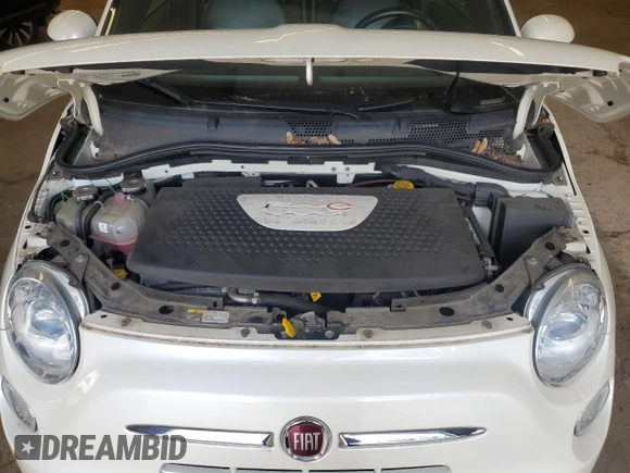 2017 FIAT 500e with VIN 3C3CFFGE9HT525304, listed as a Copart auction lot 61429425 with 33,270 mi miles and Salvage title. Bid and sale history available at DreamBid. Image 11.
