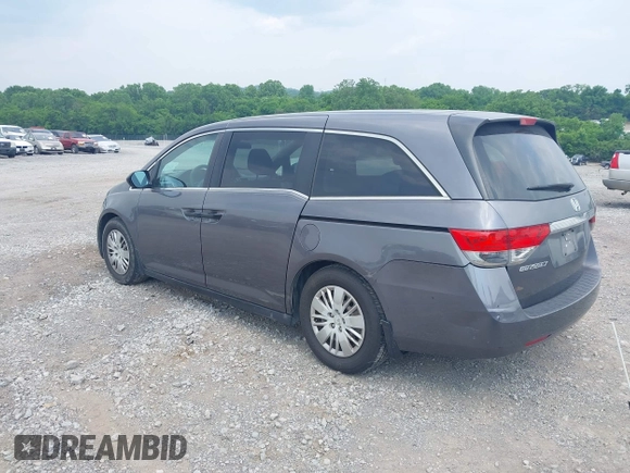 2014 Honda Odyssey LX z VIN 5FNRL5H27EB007683, wystawiony jako IAAI lot #42427304 z przebiegiem 325 359 mil mil oraz . Historia ofert i sprzedaży dostępna na DreamBid. Obrazek 3.