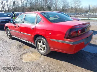 2004 Chevrolet Impala with VIN 2G1WF52E649122834, listed as a IAAI auction lot 41336250 with 263,772 mi miles. Bid and sale history available at carsss.com. Image 3.
