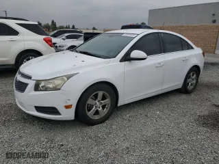 2014 Chevrolet Cruze 1LT with VIN 1G1PC5SB5E7125276, listed as a Copart auction lot 53361615 with 153,470 mi miles and Clean Title. Bid and sale history available at carsss.com. Image 1.
