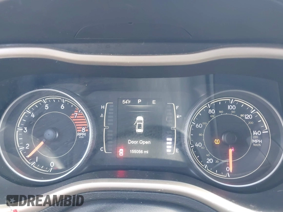 2016 Jeep Cherokee Latitude with VIN 1C4PJMCS3GW133617, listed as a IAAI auction lot 42049206 with 155,056 mi miles. Bid and sale history available at carsss.com. Image 7.