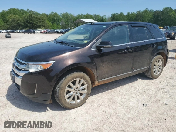 2013 Ford Edge Limited with VIN 2FMDK3KC0DBC64937, listed as a Copart auction lot 55006755 with 89,604 mi miles and Salvage title. Bid and sale history available at DreamBid. Image 1.