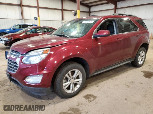 2016 Chevrolet Equinox LT with VIN 2GNFLFEK5G6127107, listed as a Copart auction lot 51999675 with 116,255 mi miles and Salvage Title. Bid and sale history available at DreamBid. Image 1.