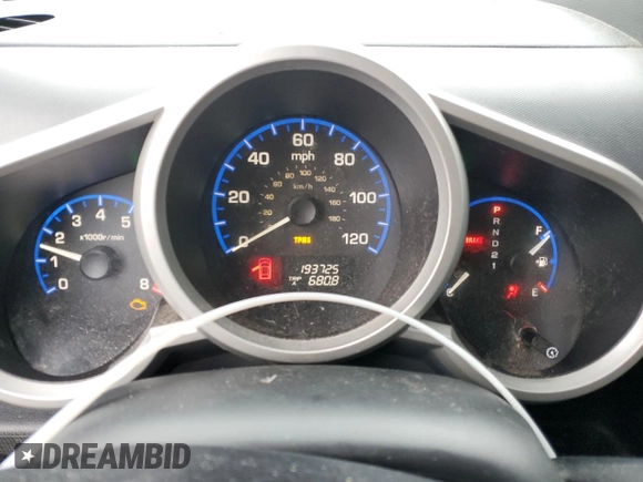 2008 Honda Element EX with VIN 5J6YH18758L000406, listed as a Copart auction lot 52365135 with 193,725 mi miles and Salvage Title. Bid and sale history available at DreamBid. Image 9.