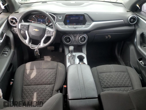 2021 Chevrolet Blazer LT with VIN 3GNKBCR44MS572298, listed as a Copart auction lot 54063235 with 43,635 mi miles and Salvage title. Bid and sale history available at DreamBid. Image 8.
