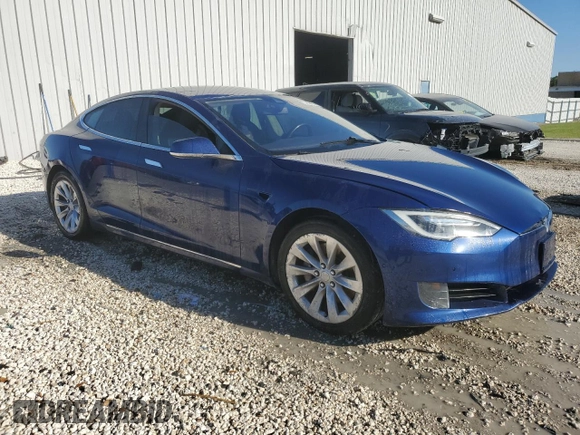 2016 Tesla Model S 70 with VIN 5YJSA1E11GF142964, listed as a Copart auction lot 48319945 with 99,999 mi miles and Clean title. Bid and sale history available at DreamBid. Image 4.