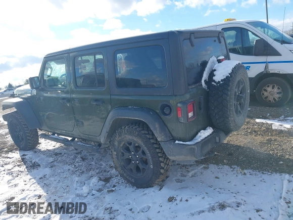 2020 Jeep Wrangler Unlimited Sport S с VIN 1C4HJXDN0LW334593, выставлен на аукционе IAAI как лот 41044612 с пробегом 58 165 миль миль и . История ставок и продаж доступна на DreamBid. Изображение 3.