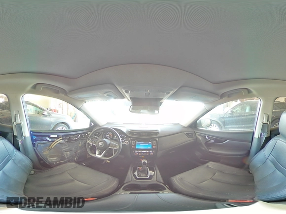 2017 Nissan Rogue SV with VIN 5N1AT2MV2HC878595, listed as a Copart auction lot 65213435 with 124,034 mi miles and Salvage title. Bid and sale history available at DreamBid. Image 16.