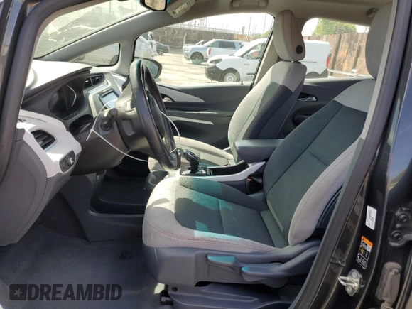 2017 Chevrolet Bolt EV LT with VIN 1G1FW6S03H4161108, listed as a Copart auction lot 52721205 with 33,887 mi miles and Salvage title. Bid and sale history available at DreamBid. Image 7.