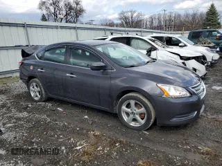 2014 Nissan Sentra S with VIN 3N1AB7AP9EY247049, listed as a Copart auction lot 51222825 with 80,360 mi miles and Salvage Title. Bid and sale history available at DreamBid. Image 4.