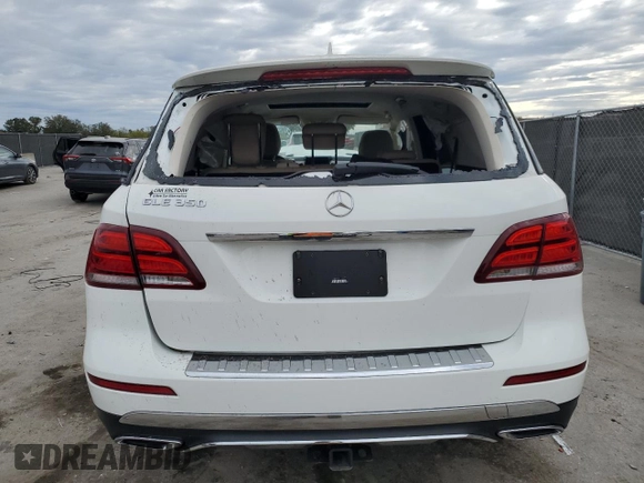 2018 Mercedes-Benz GLE 350 with VIN 4JGDA5JBXJB175529, listed as a Copart auction lot 89061665 with Not provided miles and Salvage title. Bid and sale history available at DreamBid. Image 6.