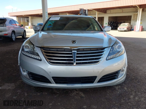 2014 Hyundai Equus Signature with VIN KMHGH4JH6EU080127, listed as a IAAI auction lot 41988215 with 94,349 mi miles and . Bid and sale history available at DreamBid. Image 12.