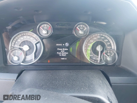 2018 Ram 1500 Limited z VIN 1C6RR6PT9JS193181, wystawiony jako IAAI lot #42133768 z przebiegiem 75 658 mil mil oraz . Historia ofert i sprzedaży dostępna na DreamBid. Obrazek 7.