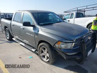 2012 Ram 1500 Big Horn with VIN 1C6RD7LTXCS196586, listed as a IAAI auction lot 41514508 with 43,010 mi miles. Bid and sale history available at carsss.com. Image 1.
