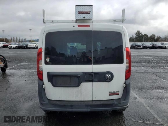 2015 Ram ProMaster City Cargo Tradesman with VIN ZFBERFAT3F6975544, listed as a Copart auction lot 49015635 with 190,163 mi miles and Clean Title. Bid and sale history available at carsss.com. Image 6.