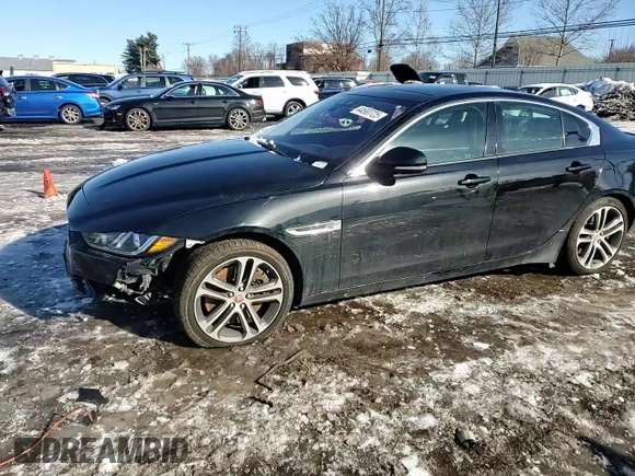 2017 Jaguar XE 35t Premium with VIN SAJAJ4BV6HA961808, listed as a Copart auction lot 44680725 with 90,212 mi miles and Salvage Title. Bid and sale history available at carsss.com. Image 10.