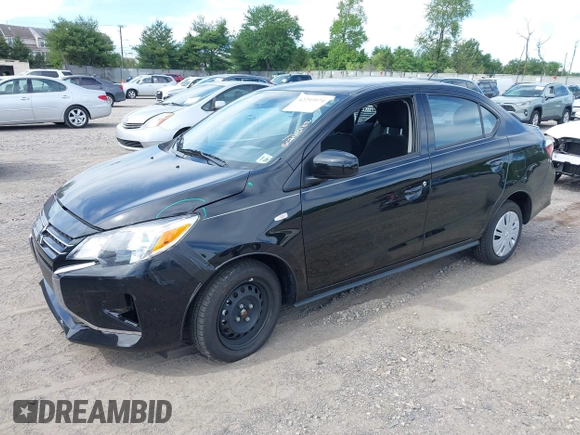 2024 Mitsubishi Mirage ES with VIN ML32FUFJ8RHF09286, listed as a IAAI auction lot 42293974 with 10,939 mi miles and . Bid and sale history available at DreamBid. Image 2.