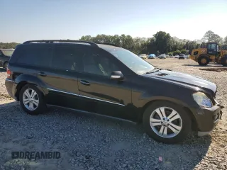 2007 Mercedes-Benz GL-Class with VIN 4JGBF71E27A271393, listed as a Copart auction lot 72500594 with 153,825 mi miles and Salvage Title. Bid and sale history available at carsss.com. Image 4.