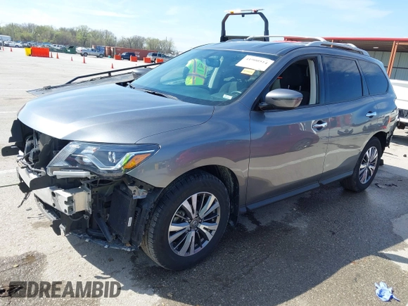 2020 Nissan Pathfinder SV with VIN 5N1DR2BN8LC618595, listed as a IAAI auction lot 41900514 with 55,490 mi miles. Bid and sale history available at carsss.com. Image 18.