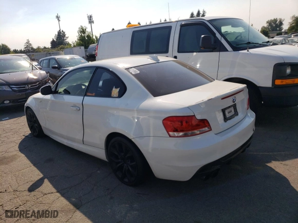 2011 BMW 1 Series 135i with VIN WBAUC9C53BVM09195, listed as a Copart auction lot 65192454 with 147,049 mi miles and Salvage Title. Bid and sale history available at carsss.com. Image 2.