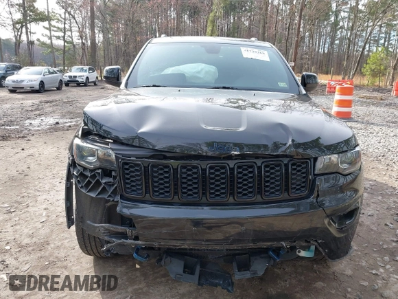 2018 Jeep Grand Cherokee Laredo E with VIN 1C4RJFAG1JC426542, listed as a IAAI auction lot 41729268 with 106,024 mi miles and . Bid and sale history available at DreamBid. Image 13.