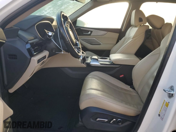 2022 Acura MDX w/Technology Package with VIN 5J8YE1H48NL045633, listed as a Copart auction lot 73693094 with 0 mi miles and Salvage Title. Bid and sale history available at carsss.com. Image 7.