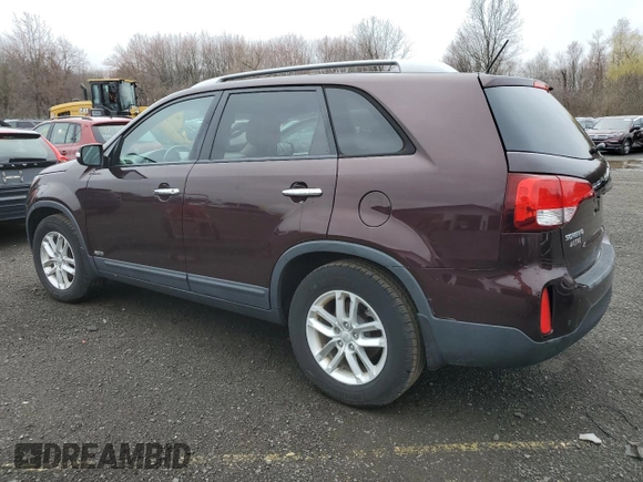 2014 Kia Sorento LX with VIN 5XYKTCA64EG544099, listed as a Copart auction lot 51758305 with 172,340 mi miles and Clean Title. Bid and sale history available at carsss.com. Image 2.