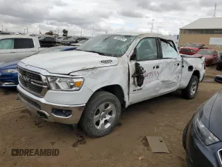 2021 Ram 1500 Big Horn z VIN 1C6SRFMT4MN804730, wystawiony jako Copart lot #78585254 z przebiegiem 44 827 mil mil oraz Szkoda całkowita • Salvage title. Historia ofert i sprzedaży dostępna na DreamBid. Obrazek 1.