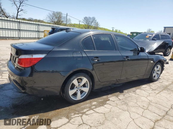 2007 BMW 5 Series 530xi with VIN WBANF73577CU24530, listed as a Copart auction lot 52194315 with Not Provided miles and Salvage Title. Bid and sale history available at carsss.com. Image 3.
