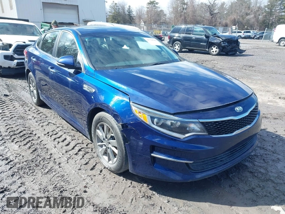 2016 Kia Optima LX Turbo with VIN 5XXGT4L13GG075267, listed as a IAAI auction lot 41750500 with 86,917 mi miles. Bid and sale history available at carsss.com. Image 6.