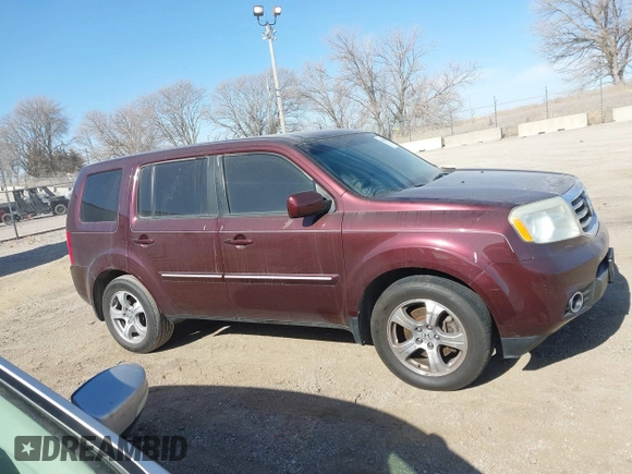 2014 Honda Pilot EX-L with VIN 5FNYF4H52EB055650, listed as a IAAI auction lot 41544068 with 205,942 mi miles and . Bid and sale history available at DreamBid. Image 13.