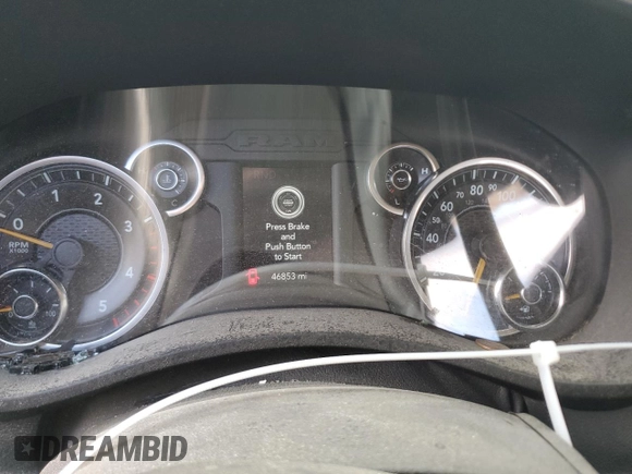 2019 Ram 3500 Tradesman with VIN 3C63RRGL8KG648389, listed as a Copart auction lot 77823624 with 46,853 mi miles and Salvage Title. Bid and sale history available at carsss.com. Image 9.