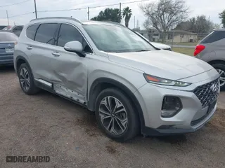 2019 Hyundai Santa Fe Limited with VIN 5NMS53AA4KH061342, listed as a IAAI auction lot 41573631 with 98,498 mi miles. Bid and sale history available at carsss.com. Image 1.
