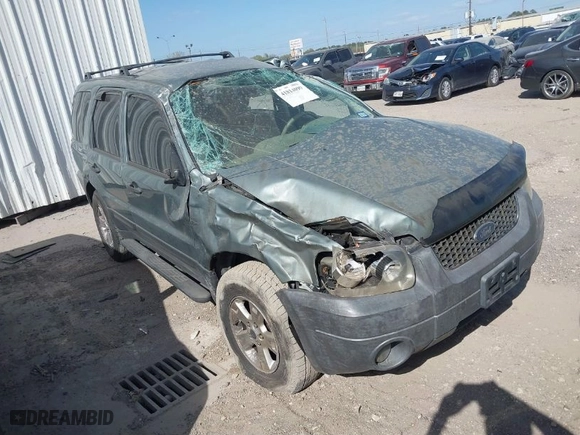 2005 Ford Escape XLT with VIN 1FMYU03175KA84787, listed as a IAAI auction lot 41814099 with 168,342 mi miles. Bid and sale history available at carsss.com. Image 1.