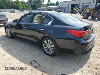 2015 Infiniti Q50 with VIN JN1BV7AP3FM342447, listed as a Copart auction lot 66315005 with 104,427 mi miles and Clean title. Bid and sale history available at DreamBid. Image 2.