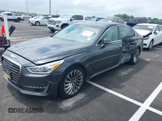 2019 Genesis G90 Premium z VIN KMHG34JA4KU051691, wystawiony jako IAAI lot #42216520 z przebiegiem 91 788 mil mil oraz . Historia ofert i sprzedaży dostępna na DreamBid. Obrazek 2.