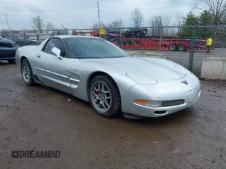 2002 Chevrolet Corvette Z06 with VIN 1G1YY12S825106503, listed as a IAAI auction lot 41897509 with 123,919 mi miles. Bid and sale history available at carsss.com. Image 1.
