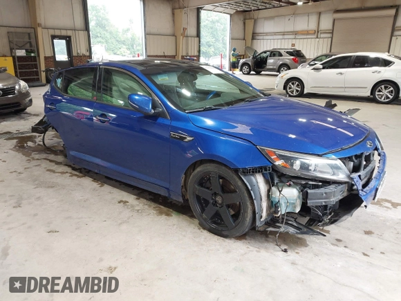 2014 Kia Optima SXL Turbo with VIN 5XXGR4A61EG256801, listed as a IAAI auction lot 42362910 with 216,480 mi miles and . Bid and sale history available at DreamBid. Image 1.