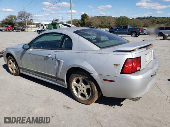 2002 Ford Mustang Standard with VIN 1FAFP40482F167938, listed as a Copart auction lot 76207624 with 0 mi miles and Clean Title. Bid and sale history available at carsss.com. Image 2.