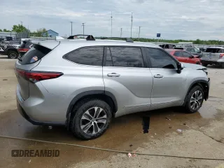 2023 Toyota Highlander L with VIN 5TDKDRBH5PS022426, listed as a Copart auction lot 55917045 with 82,610 mi miles and Salvage title. Bid and sale history available at DreamBid. Image 3.